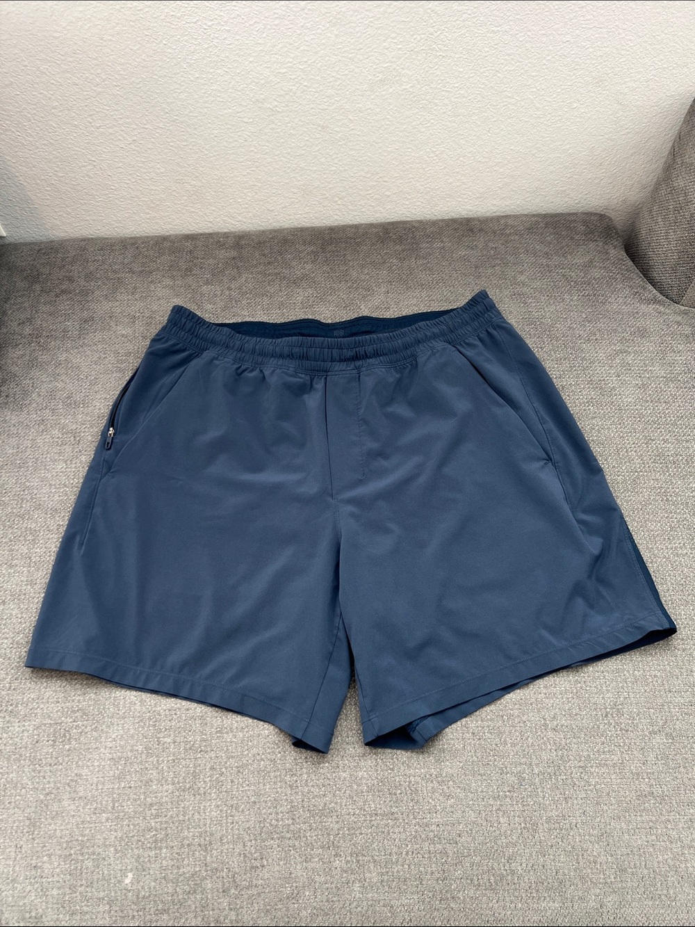 lululemon athletica Men's Athletic Shorts - Navy Blue